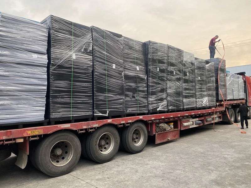 Custom PP corrugated honeycomb pallet box collapsible plastic pallet box foldable coaming container bins