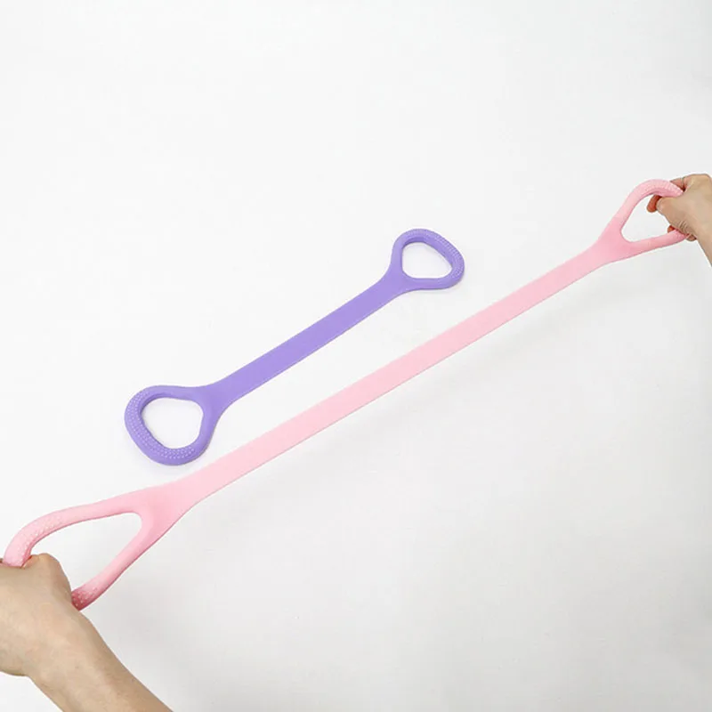 YETFUL  Fitness tension band yoga stretch stretch  open shoulder  beautiful back  8-line resistance rope