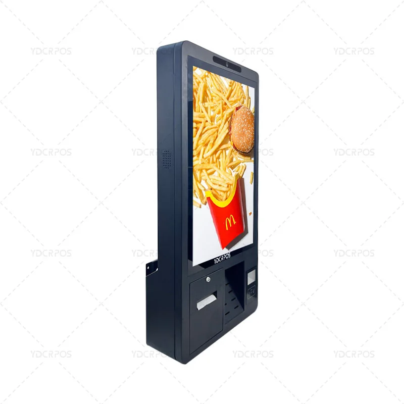16 22 24 27 32 Inch Self Service Pos System With Payment Kiosk Order Machine For Restaurant