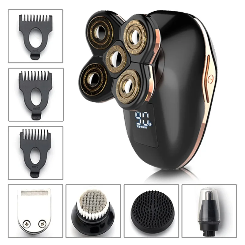 Factory Direct Rechargeable Shaver Electric Shaving Machine for Men Waterproof Smart Battery Time Charging Electric Shaver