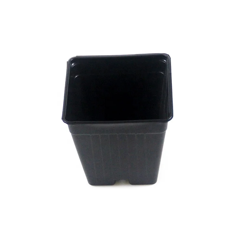 cheap plastic square decorative flower pots pots  plastic trays