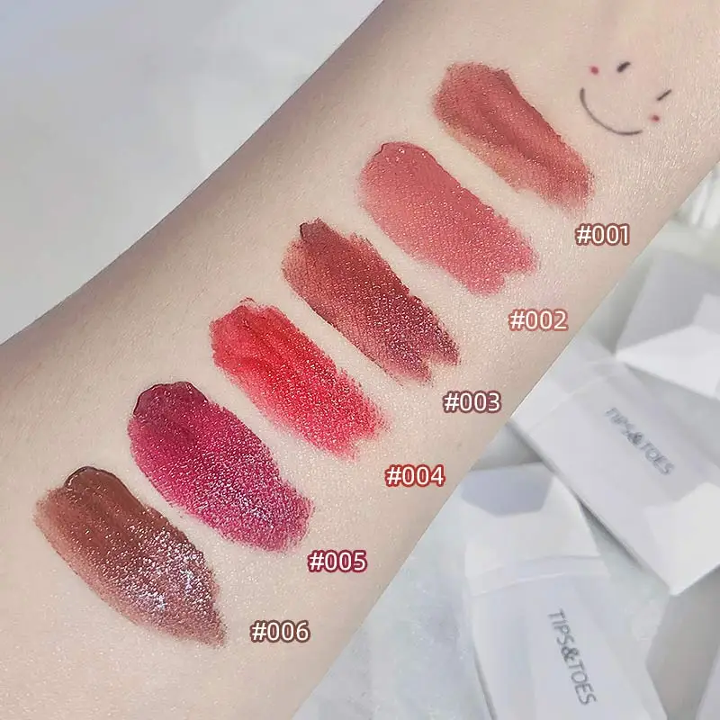 Lip Gloss Vendor Custom Wholesale lipgloss Waterproof Korean Cosmetic Makeup Velvet Matte LipGloss Lip Gloss