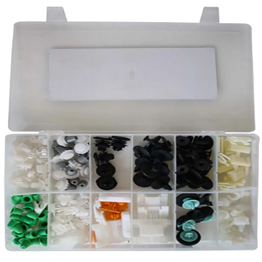 Оптовая продажа с фабрики, акция, Пластиковые Поворотные автомобильные зажимы 160 шт., крепеж