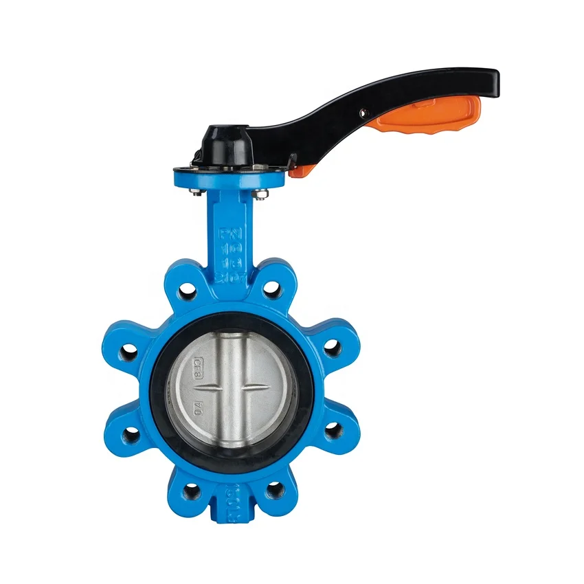 TKYCO China Factory Rubber Lining Stainless Steel Lug Butterfly Valve for Cement