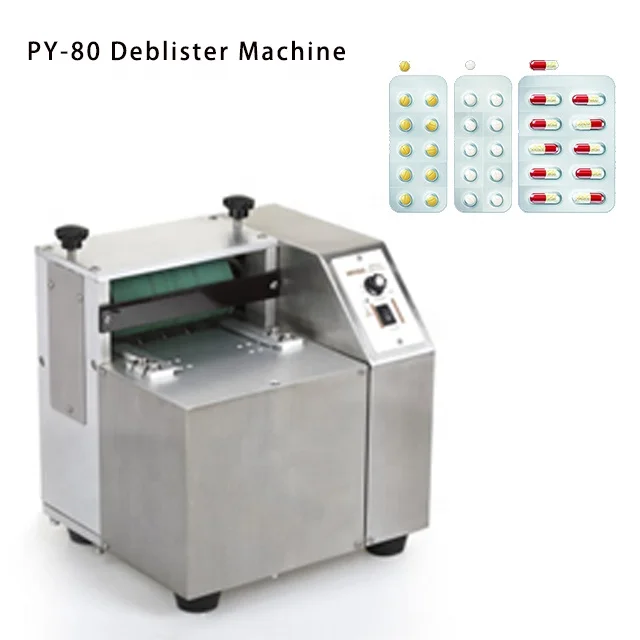 PY120 automatic tablet and capsule de-blister machine for taking out tablets and capsules deblister