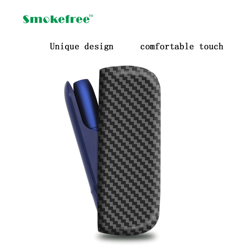 
China Supplier TPU Carbon Fiber Pattern cover Soft case for use with IQOS 3.0 