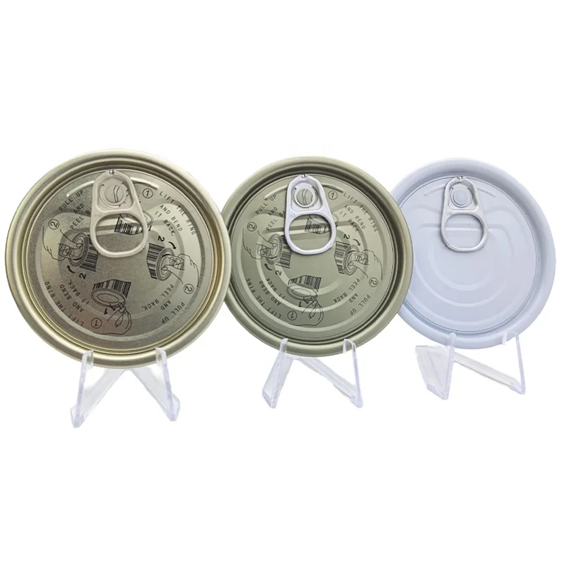 307# 83.3mm Top End Easy Open End EOE Tinplate Lids End Manufacturer