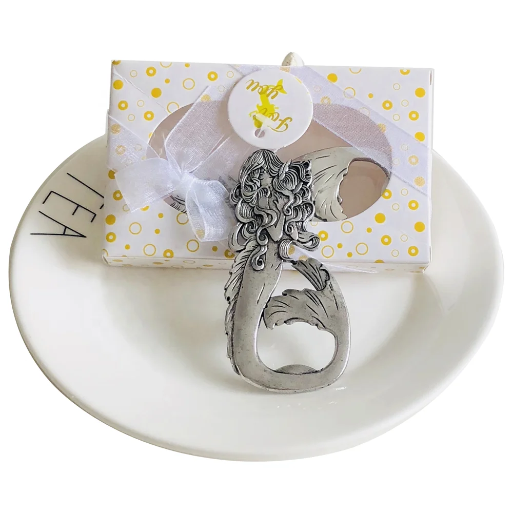 
Party Favors Beer Mermaid Bottle Opener for Guests,Wedding Baby Shower Birthday Halloween Christmas Party Souvenirs Decoration 