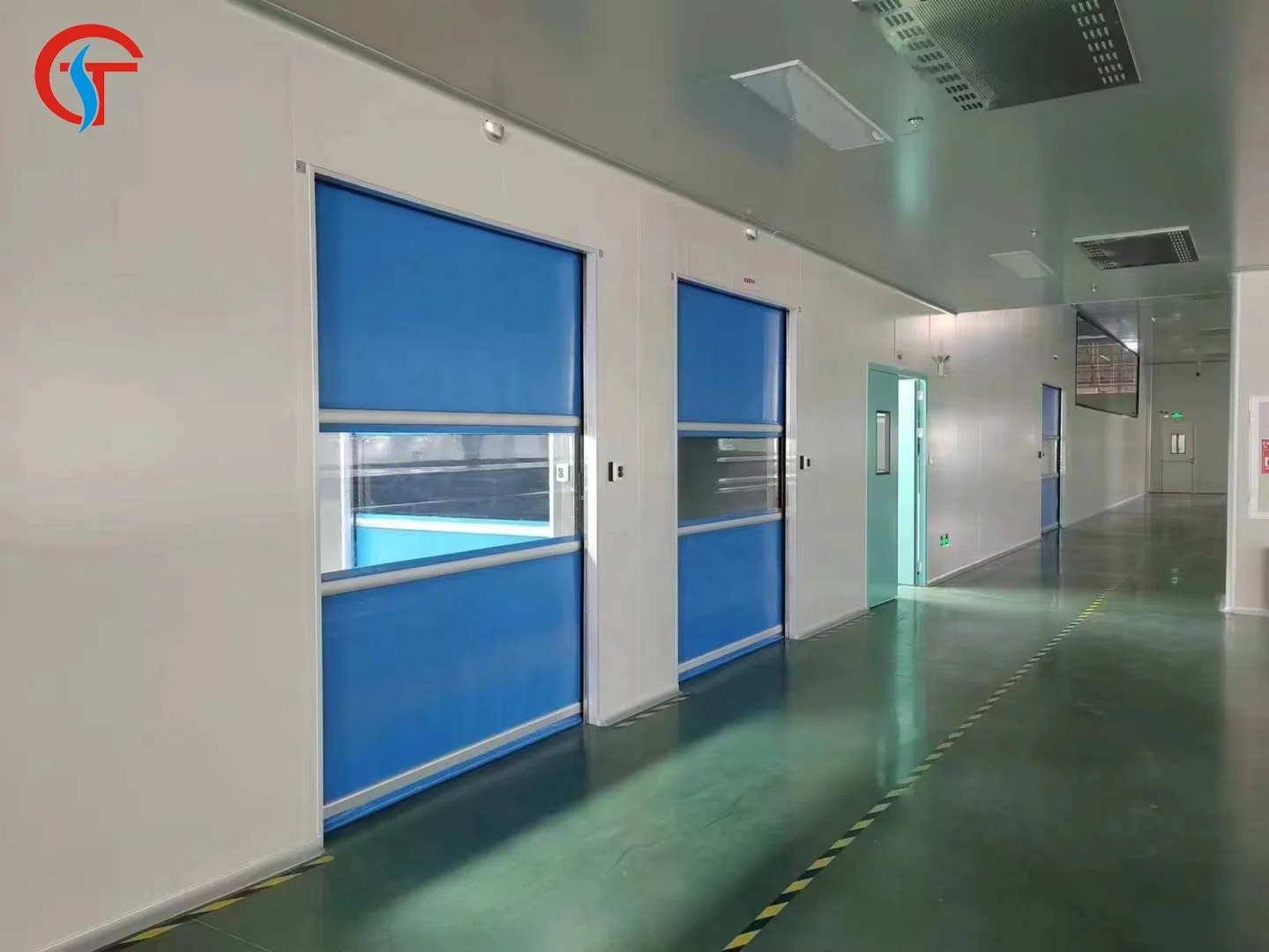 Shuotian Industry High Quality Fast Speed Rapid Roller Door Servo Motor Operator PVC High Speed Automatic Door