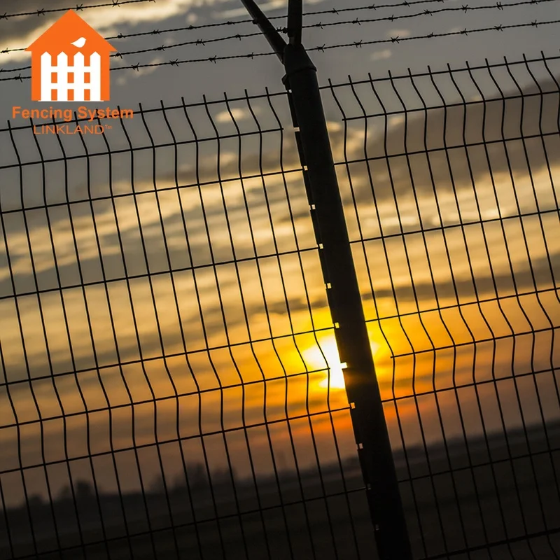 Cheap Wholesale PVC 3D Welded Wire Mesh Fencing For Home Garden