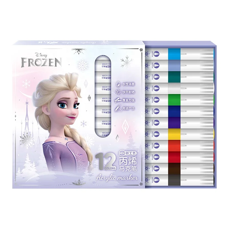 Hot Selling Back To School High Quality 12 Colors Acrylic Marker Pen For Kids
