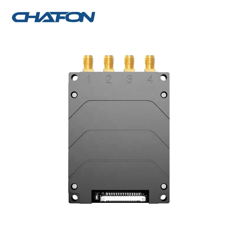 CHAFON multiple ports 25m long distance multiple tags reading impinj E710 uhf rfid reader module arduino Raspberry pi