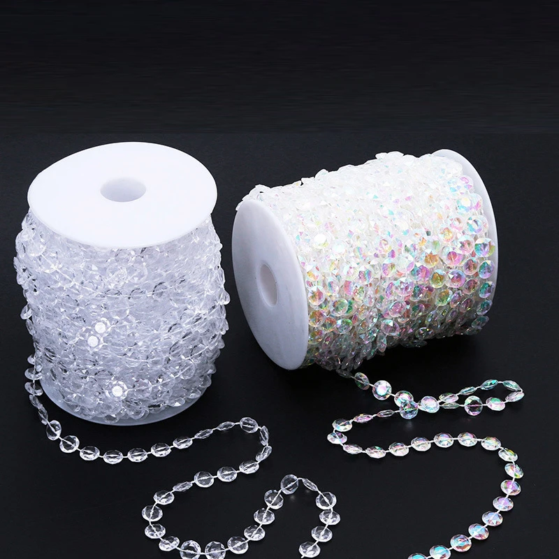 ASW190 Wholesale Acrylic Chandelier Party beads Crystal curtain for  Wedding Party Decoration