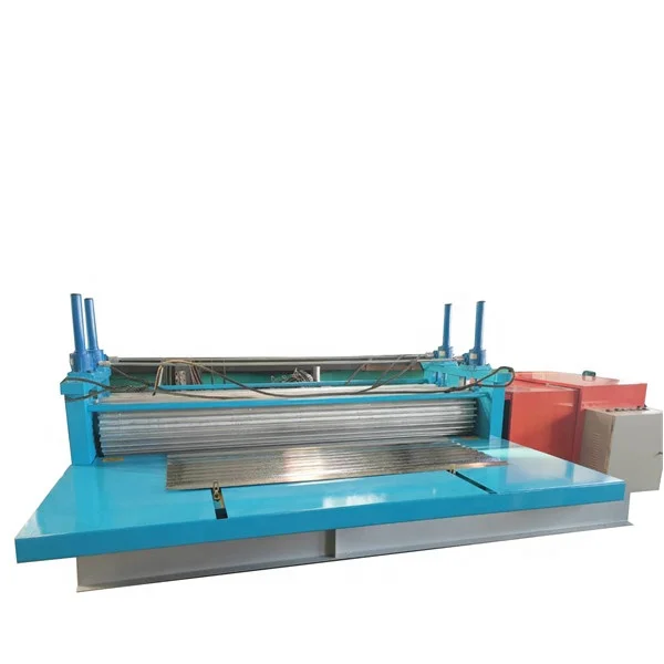 Indonesia popular drum horizontal barrel round wave roofing sheets profiling machine