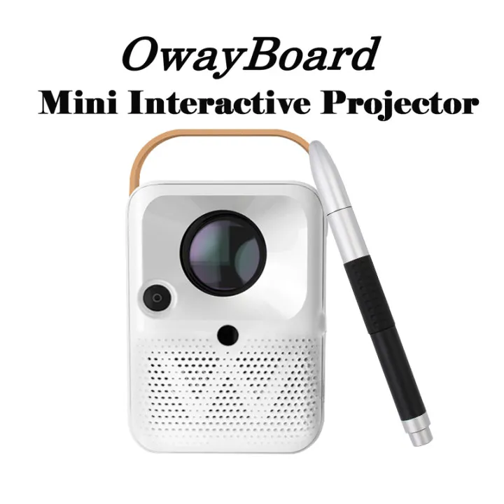 Dual Android windows Smart portable interactive projector Wifi pen touch interactive projector Home theater Multi points