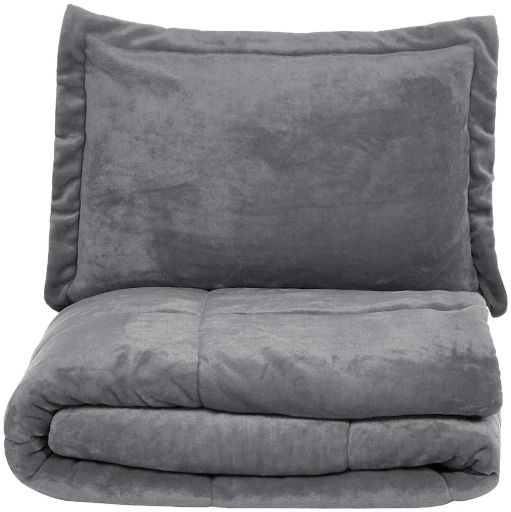 
Super warm, thick and soft flannel comforter and pillow case set 