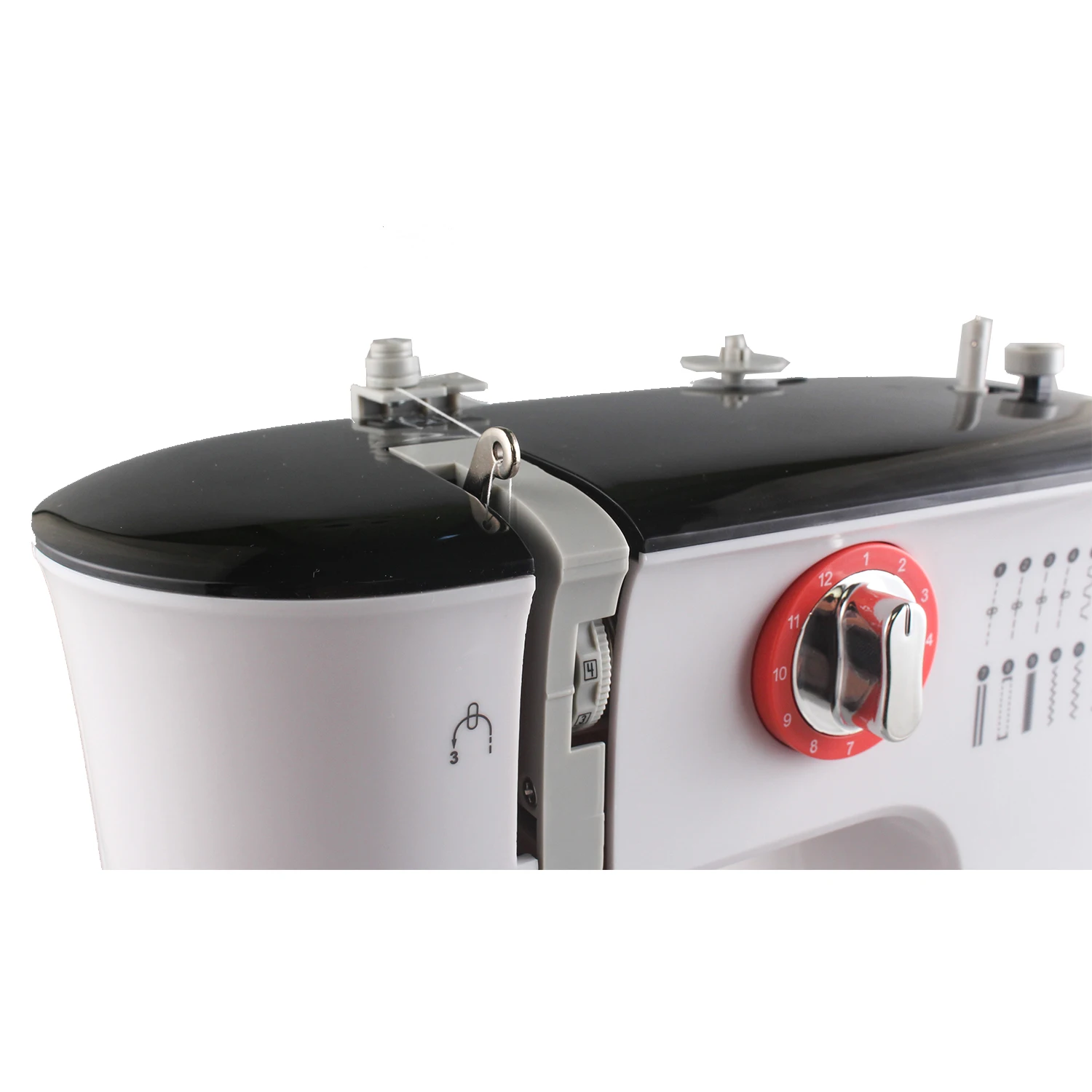 Mini 12 Stitches Sewing Machine Household Multi function Double Thread And Speed Free-Arm Crafting Mending Home Machine