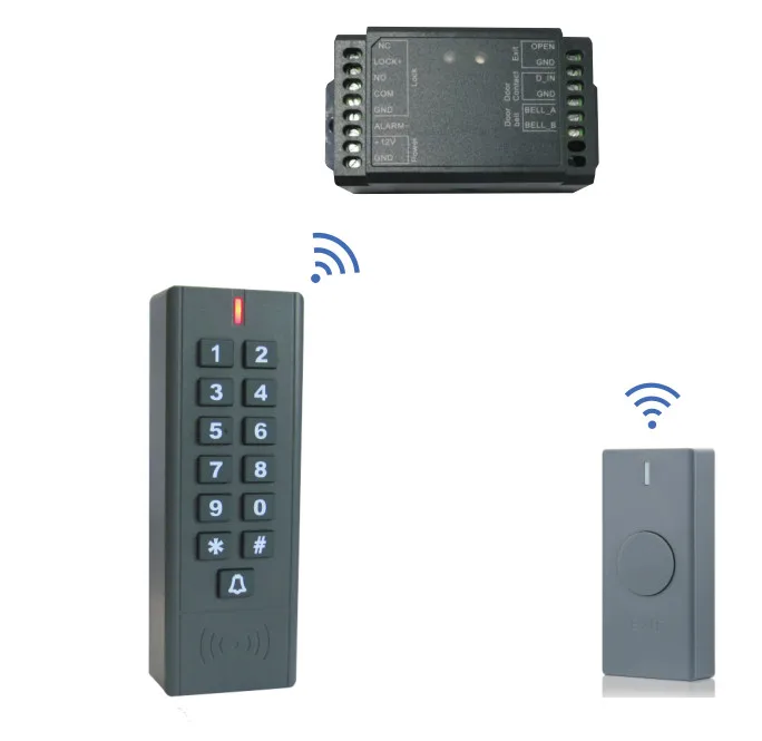 Беспроводной Автономный контроллер доступа с интерфейсом wiegand RFID NFC беспроводной комплект контроля к двери система управления