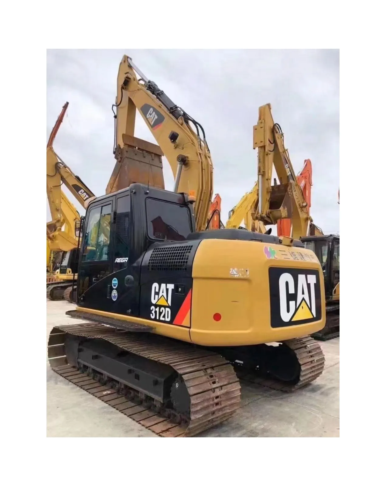 12ton of crawler type used excavator produced in 2016 low hours cat used excator