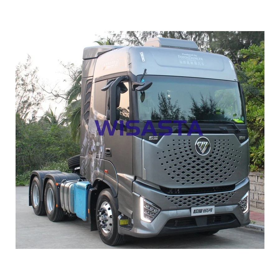 580hp 660hp powerful Foton Auman Galaxy 6x4 Tractor Euro VI emission Truck Tractor head with Semi Trailer