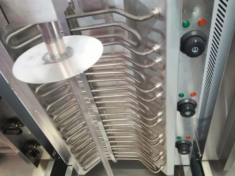 Automatic price of gas small shish kebab doner robot maquina de skewer shawarma griller grill machine usada electric gas burner