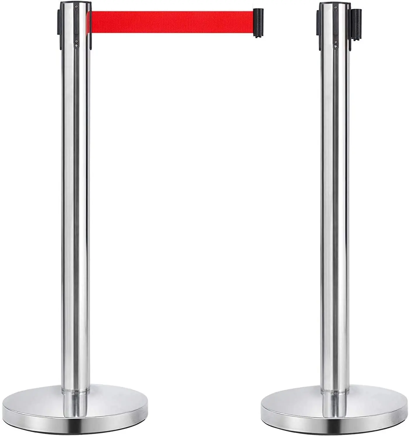 5Meter Stainless Steel Retractable Belt Barrier stand For Car Trade Show