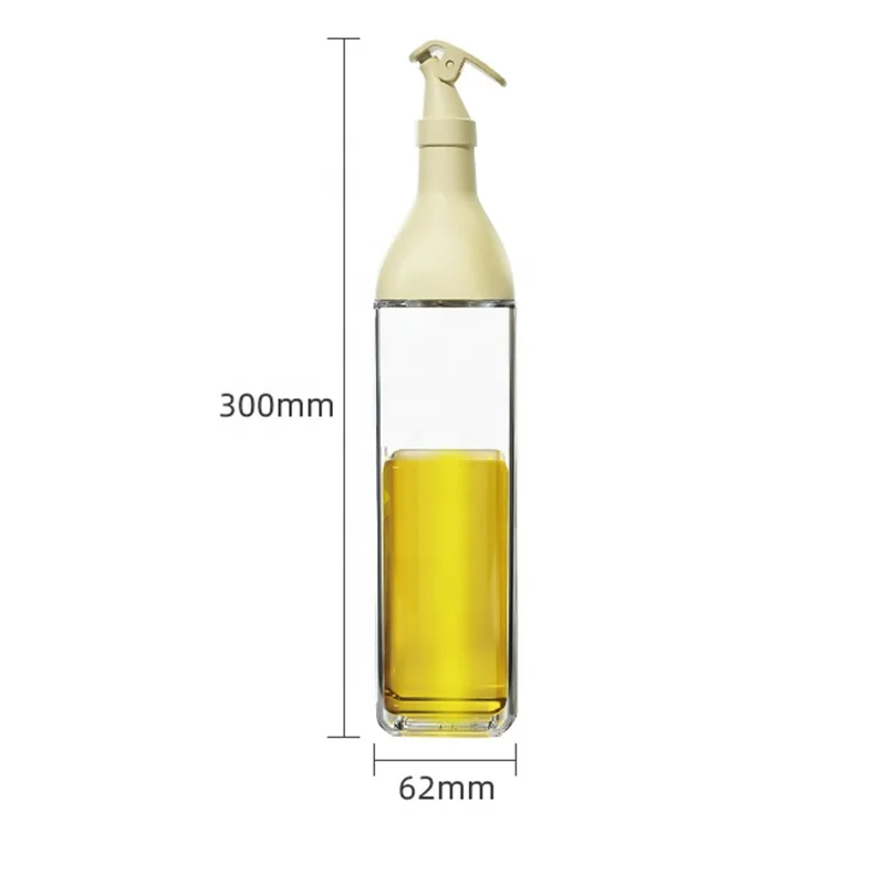 Leaproof кухонные стеклянные банки для специй, контейнер для приправ 300 мл, диспенсер для бутылки, банки для масла, меда, Диспенсер, новый дизайн