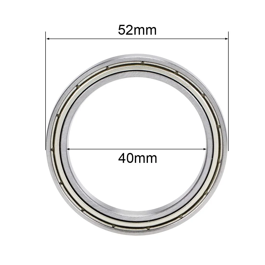 Factory Wholesale Deep Groove Ball Bearings 6808 Auto Bearing Motor Accessories Motorcycle Parts Engine Parts Size 40*52*7mm