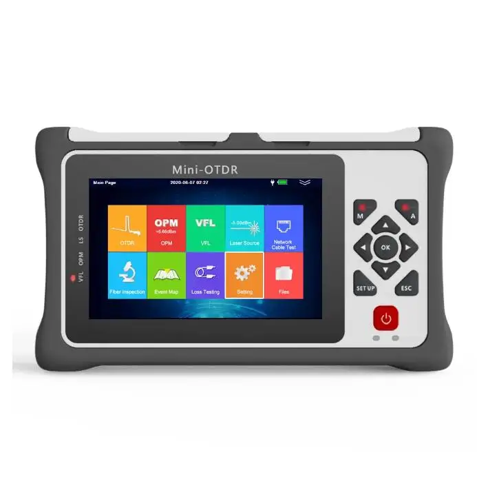 Мини-рефлектометр 980EXT Pro с сенсорным экраном 22 дюйма 20 дБ SC FC 1310 нм