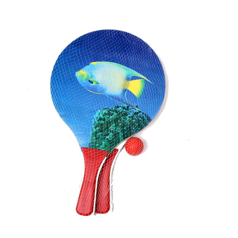 OEM&ODM price custom  beach tennis racket Colorful wooden racket beach tennis racquets