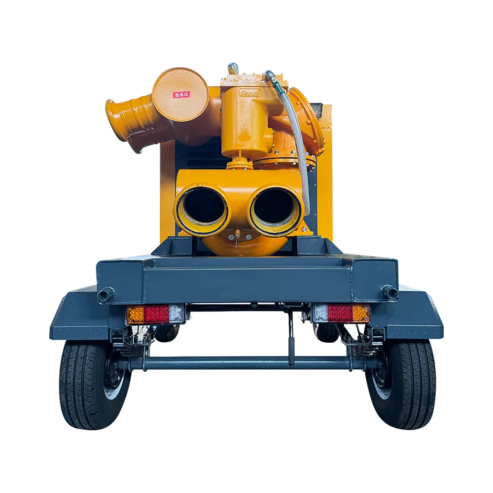 Customized corrosion-resistant diesel engine emergency rescue centrifugal vacuum pump