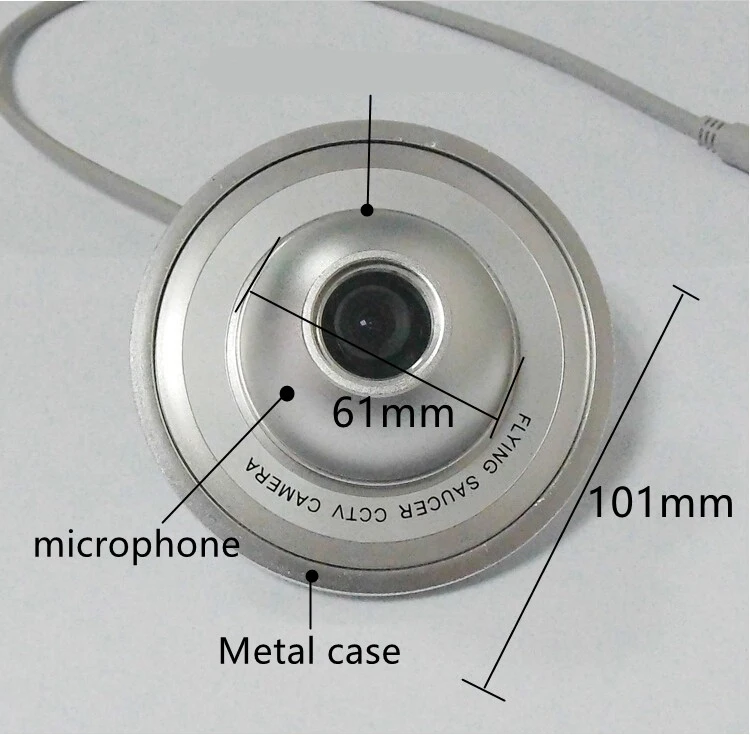 4K 8MP IP UFO Elevator Camera Dome POE Wide Angle Camera Audio CCTV Video Surveillance Cam In Security Inspection Machine