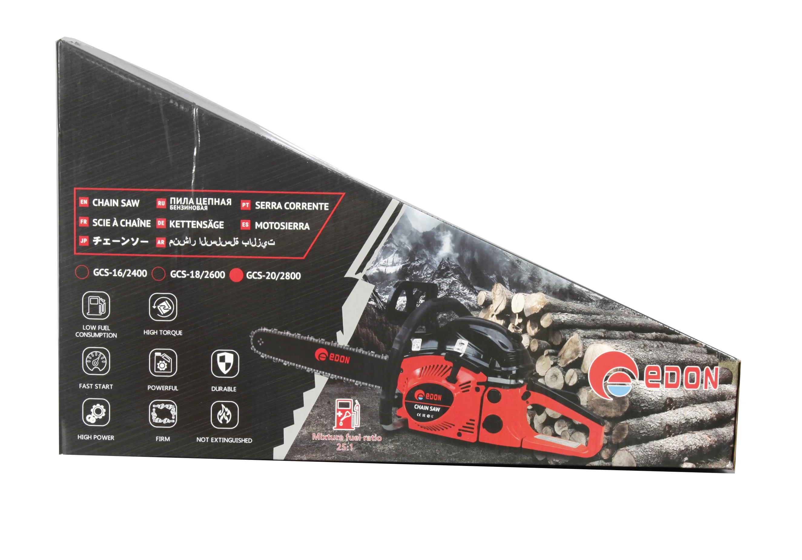 Эдон ED-5200 GSC 20/2800 бензиновый портативный дешевая цепная пила 52cc с запасными частями недорогие