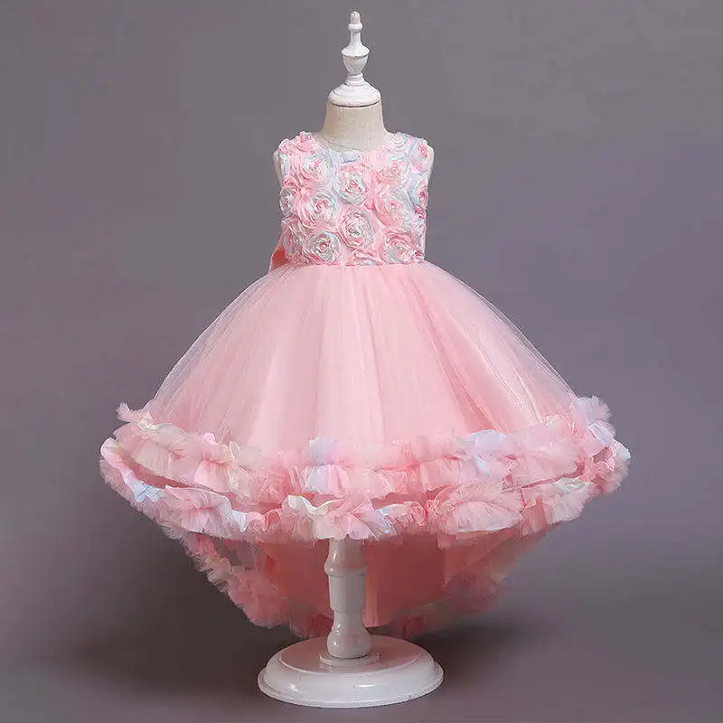 Latest Children Dress Designs Kids Clothes Design Wholesale Wedding Fancy Party Dress For Children