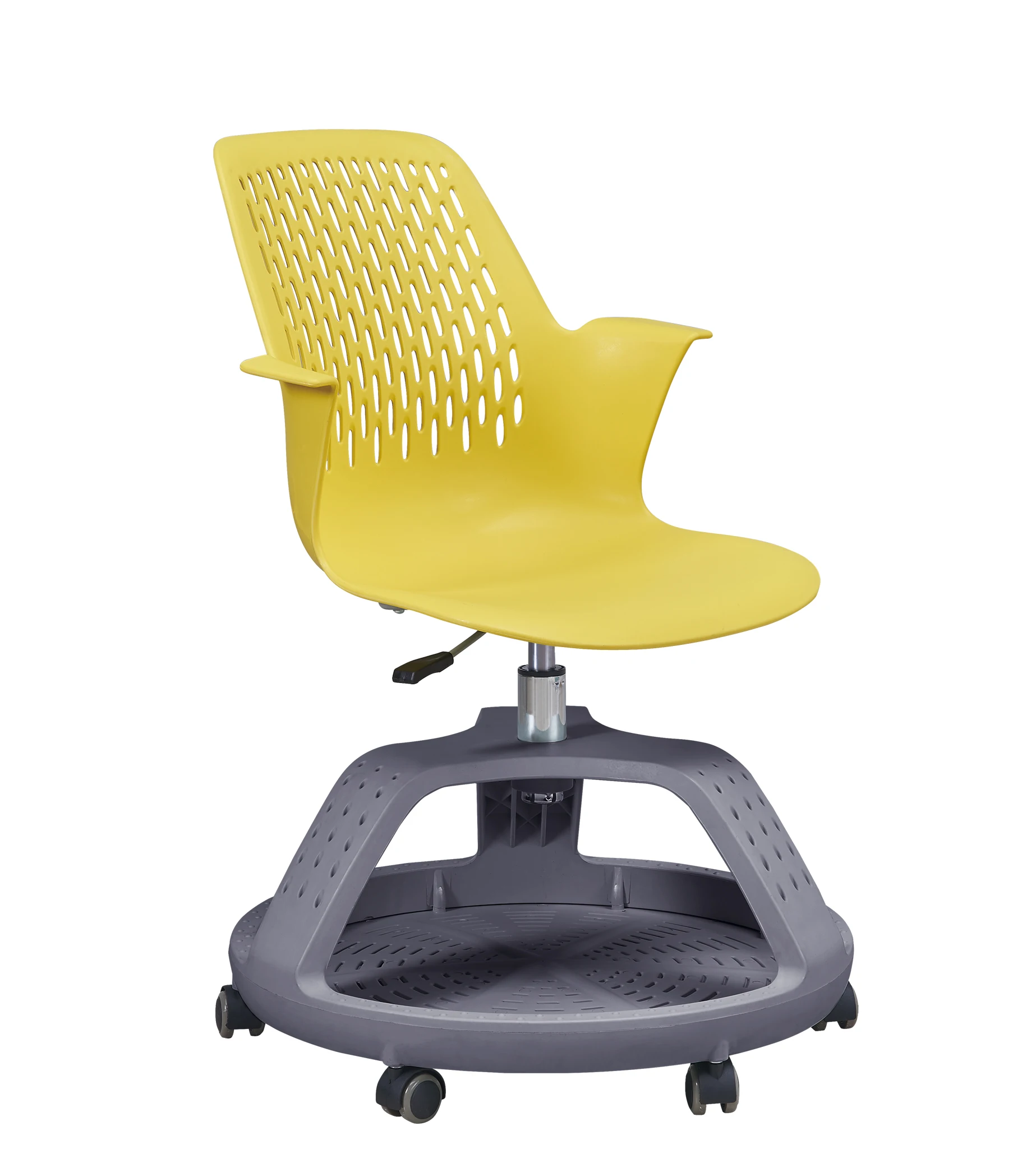 Antique School Classroom Chair Plywood Student Chairs APPLE Black Yellow GOLD Red White Orange Blue OEM Steel Wood Box Living