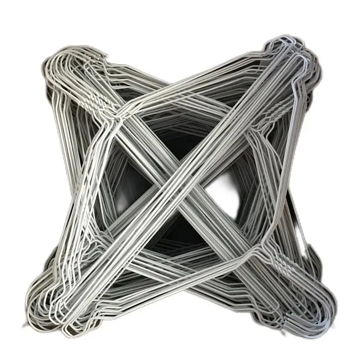 16 inch Jingyu Laundry Wire Hangers Galvanized Coated Hanger Dryer Rack