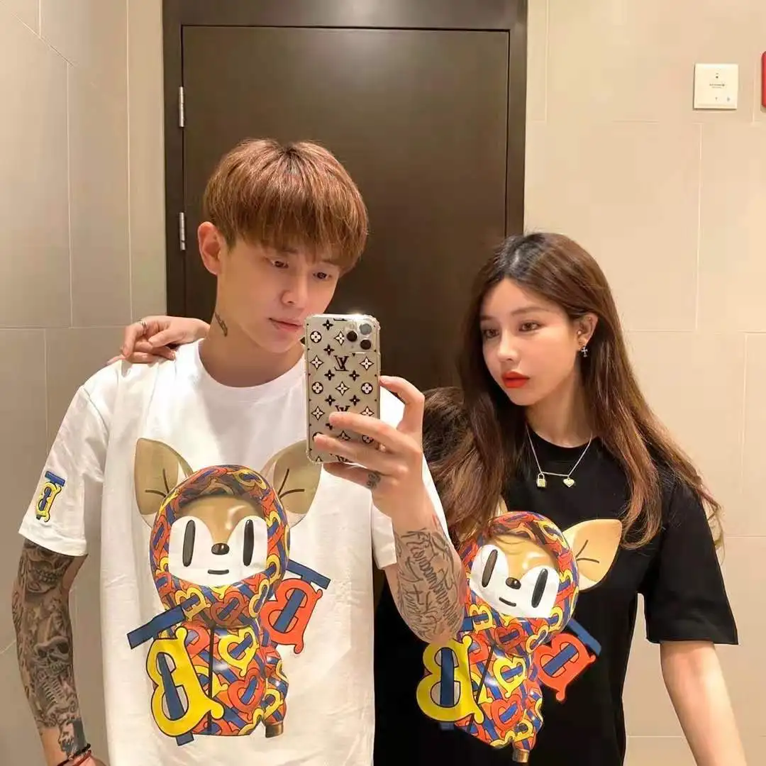 100% хлопчатобумажная трикотажная ткань для футболок с принтом логотипа, Прямая поставка, футболка 240 г/м2