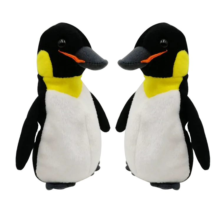 OEM/ODM Cute Sea Animal High Quality Soft Plush Toy 7 Inch Beanie Penguin Based on Factory Price