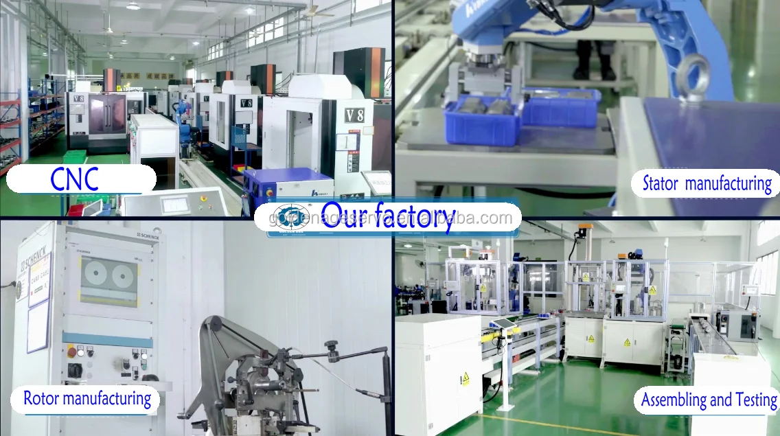 Golden Age GK6186-8SW66 500rpm 700Nm 70.9A 480kg big ac servo motor for machine tool feed