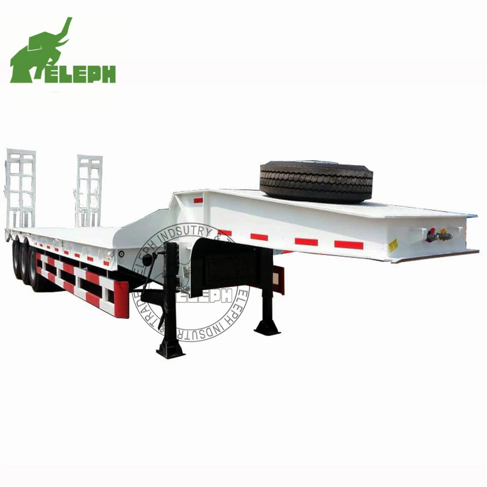 20ft small low bed trailer and trailer parts