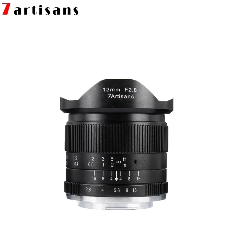 7artisans 12 мм F2.8 ручной объектив с фиксированным фокусным расстоянием APS-C макро камеры объектива Sony NEX E крепление Canon EF-M Fuji FX Macro