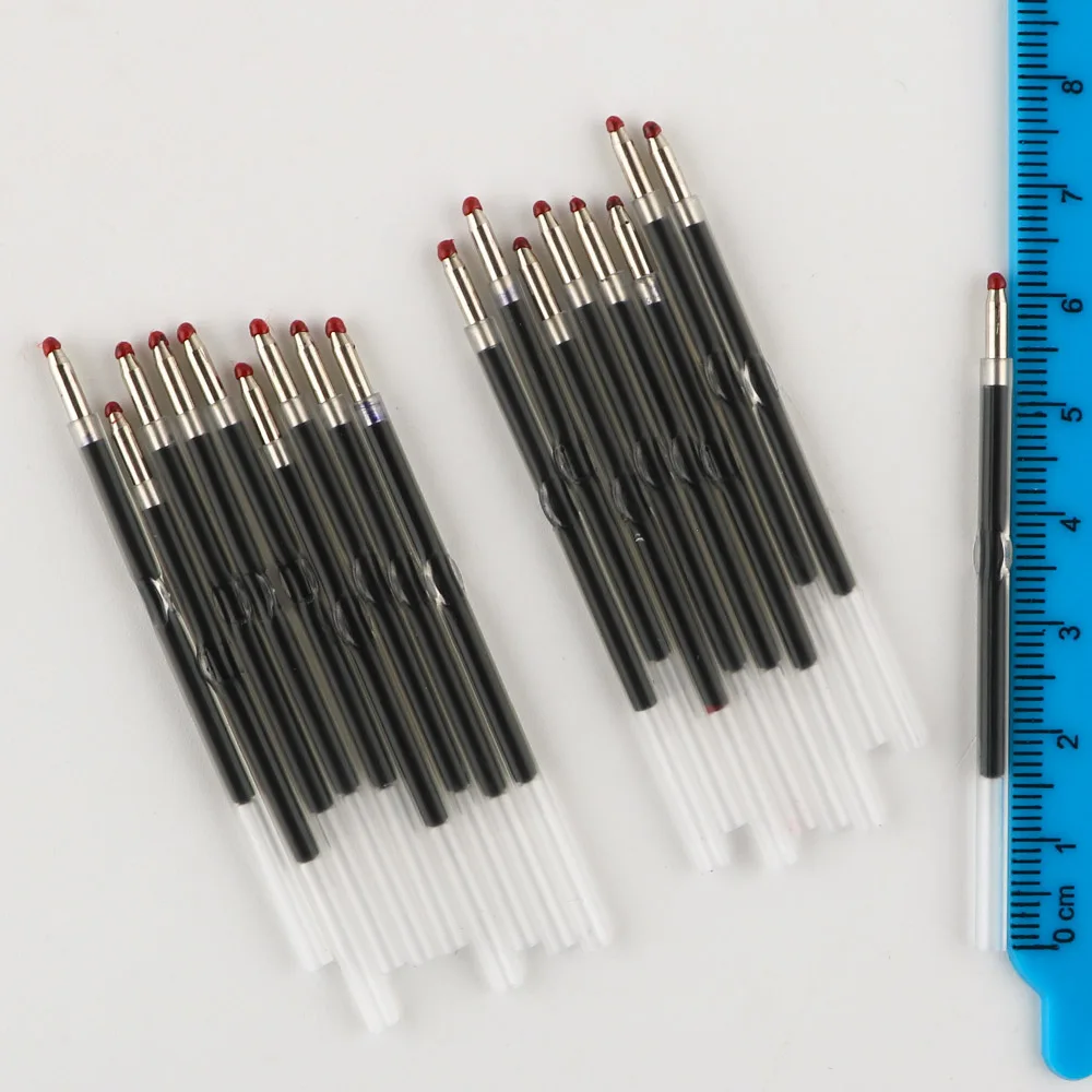 School & Office Pen Pen Refills Supplies Writing Accessories 1.0 mm blue black replacement refills for diy plastic ballpoint Pen