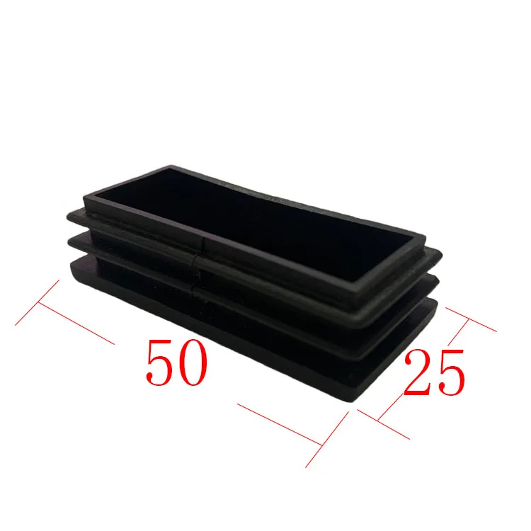 Rectangular Tube Plug Customized Plastic Cover Household Durable Products for the Furniture&Equipment