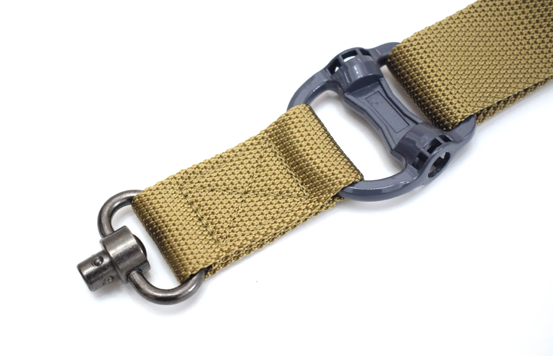 Adjustable Double Points Tactical Gun Sling with Nylon Webbing for Rifle