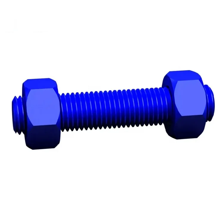 API 20E ASTM A193 B7/ ASTM A194 2H High Strength Stud Bolt With Nuts Screw Fasteners For Oilfield Wellhead Parts