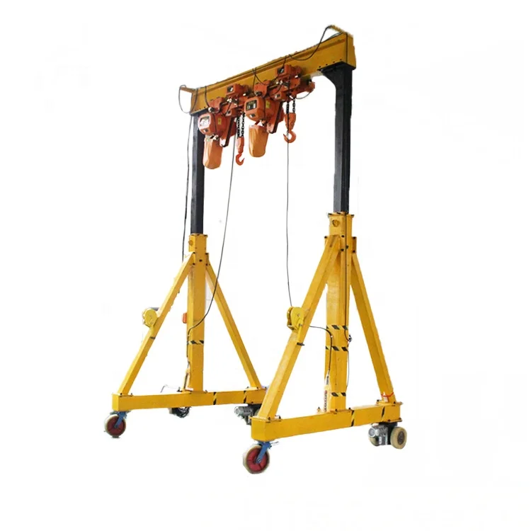 5 Ton Mobile Gantry Crane With Electric\/Manual Hoist For Sale