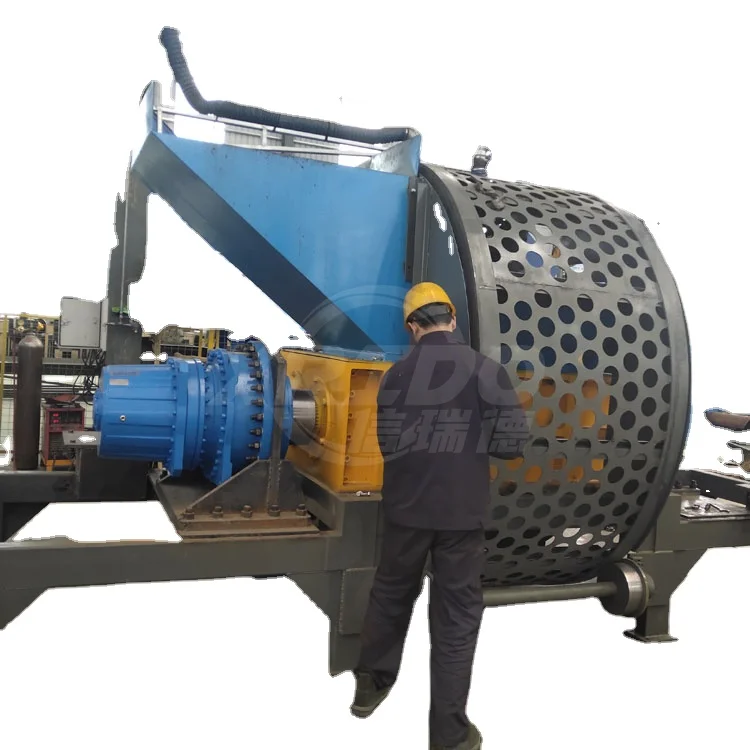 Электрический измельчитель из нержавеющей стали с двумя валами металла шин на