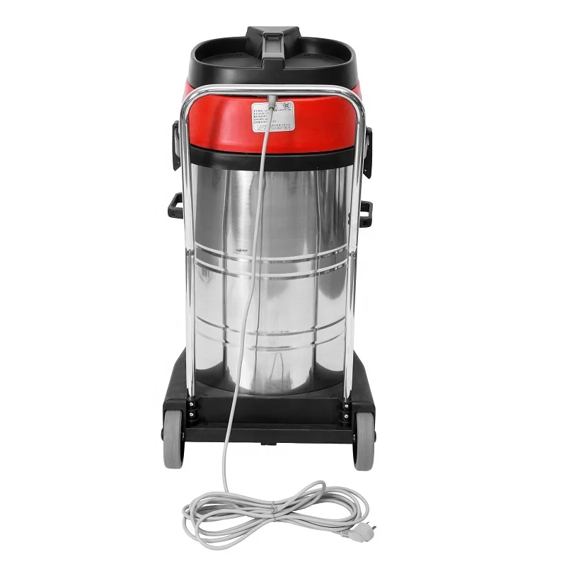 AS80-3 HaoTian 80L Three-motor industrial stainless steel wet and dry vacuum cleaner