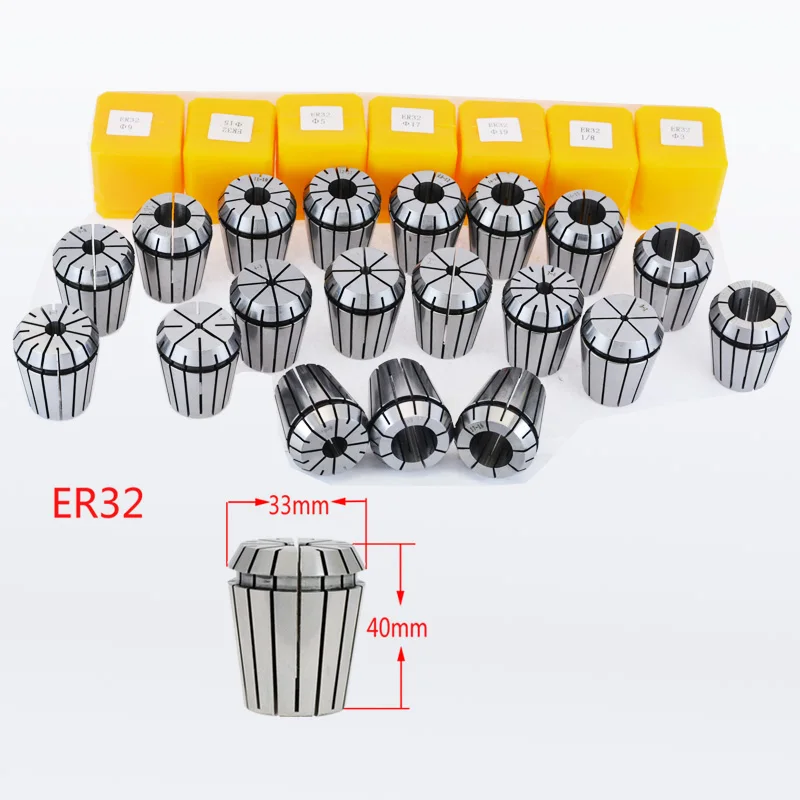
23pcs ER32 High Precision Collet Chuck set 