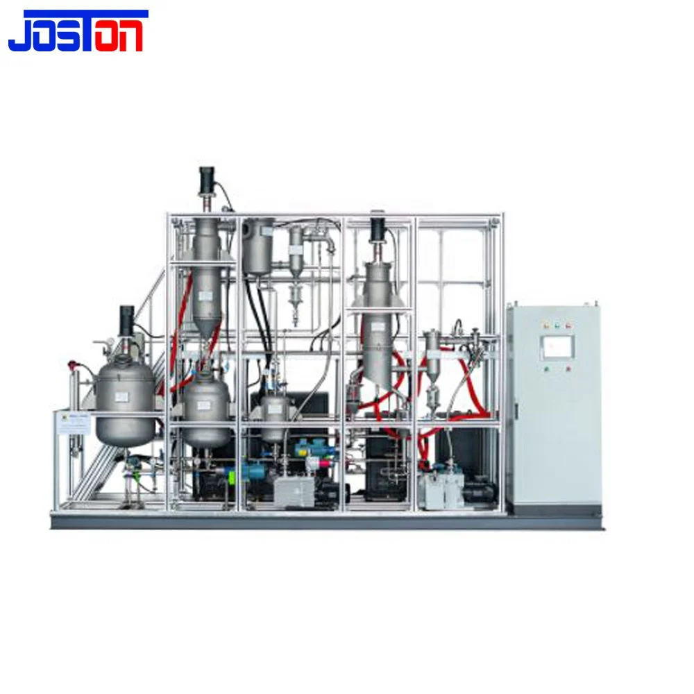 JOSTON SS316L hemp oil fish oil flower oil  Making Evaporator Agitated Film Vacuum short path Molecular Distillation machine